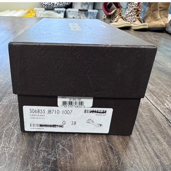 "GUCCI" Shoe box, Empty, 12.5"L x 5"T x 5.5" D - Picture 5 of 9